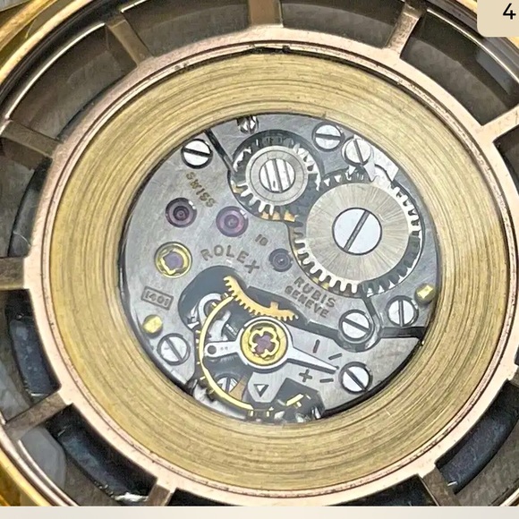 AUTHENTIC ROLEX DIAL AND MOVEMENT CAL 1401, RE-CASED INTO A GENTS WRIST WATCH - Picture 9 of 11